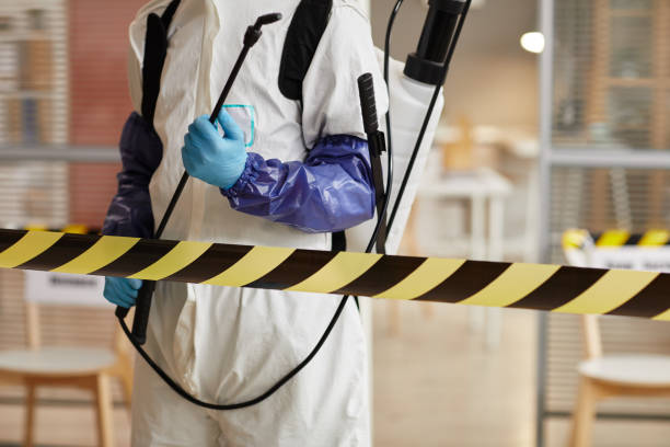 Professional Biohazard technician working in Marble Falls, TX